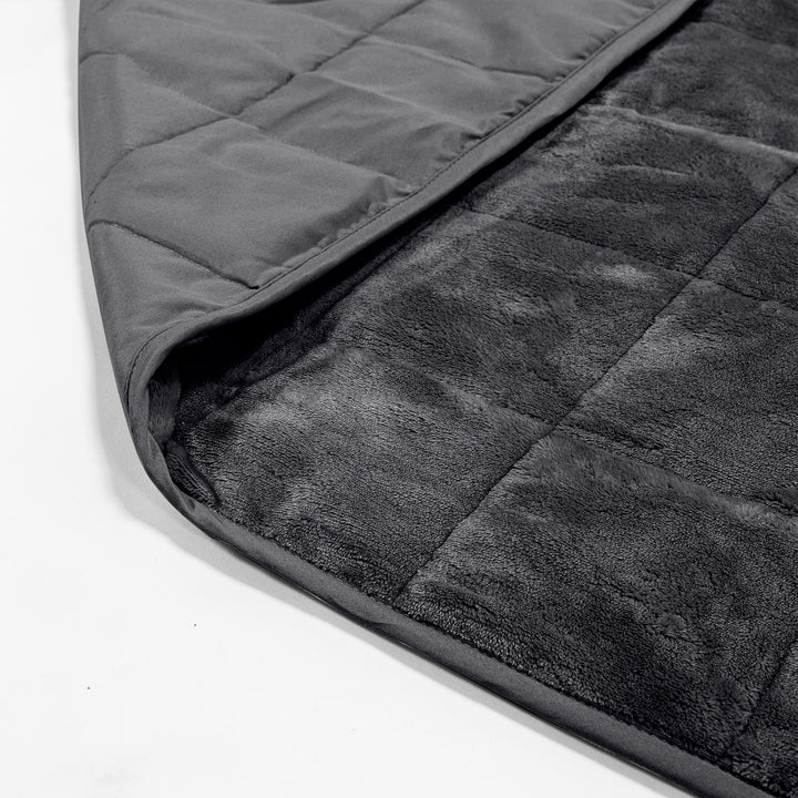 Tyngdfilt för Vuxna - Flanellfleece Grå 02