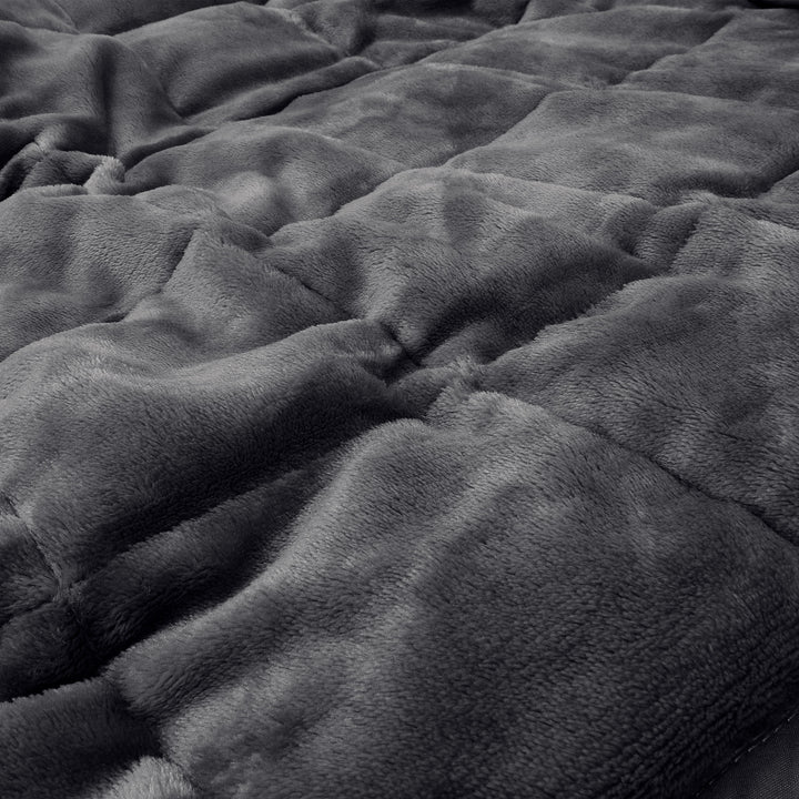 Tyngdfilt för Vuxna - Flanellfleece Grå 04