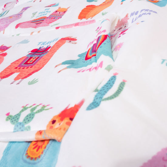 Oversized Hoodie-filt för Vuxna - Minky Lama 06