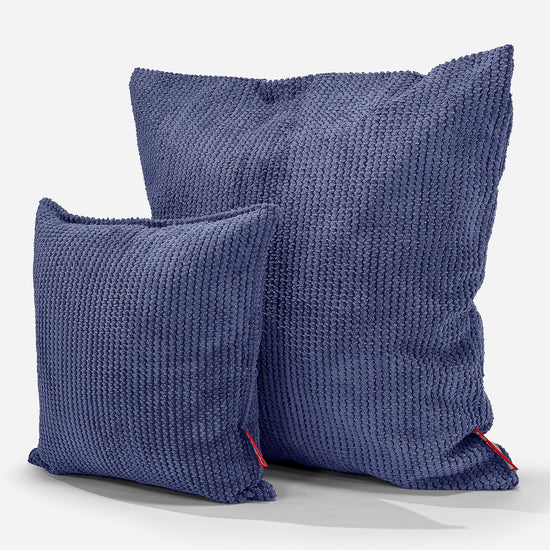 Kudde 47 x 47cm - Pom-pom Lila 02