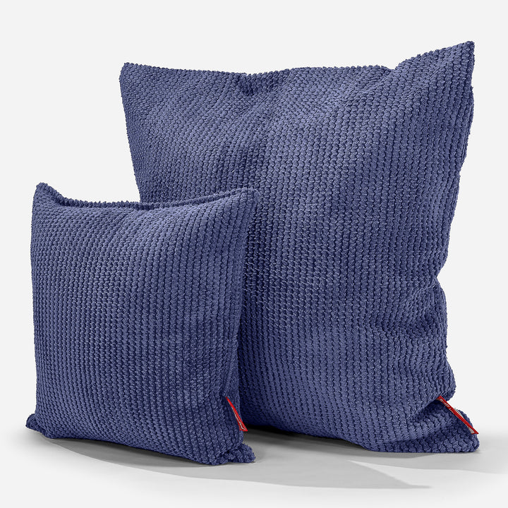 Kudde 47 x 47cm - Pom-pom Lila 02