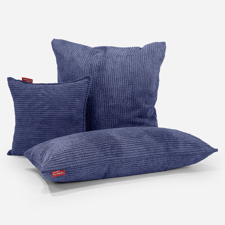 Kudde 47 x 47cm - Pom-pom Lila 04