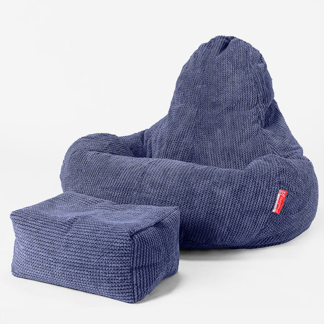 Saccosäck Ultra Lux för Spelande - Pom-pom Lila 02