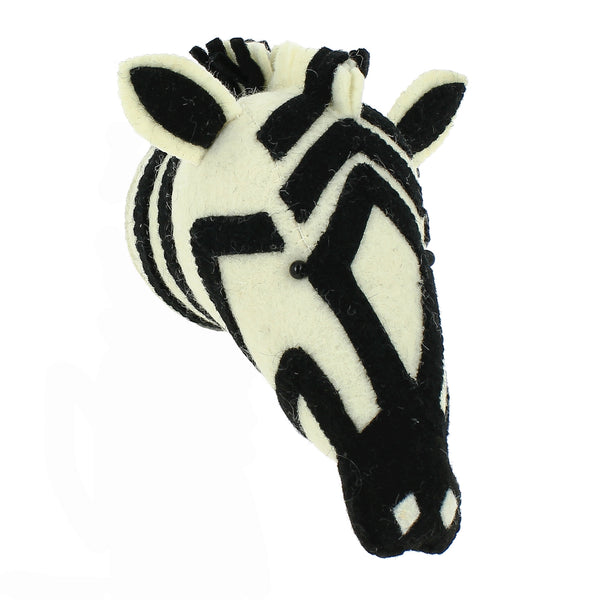 Mini Djurhuvud - Zebra 01