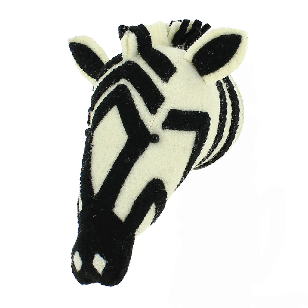 Mini Djurhuvud - Zebra 03