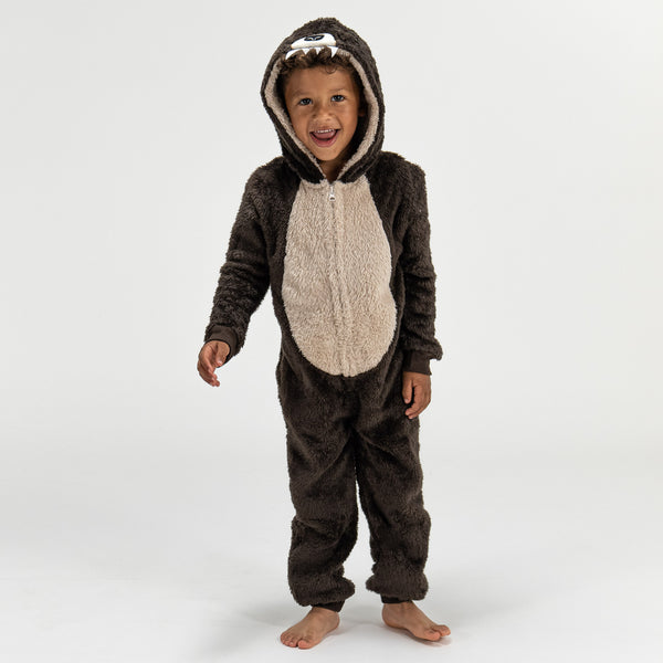 Onesie i Fleece med Djur för Barn - Björn 01