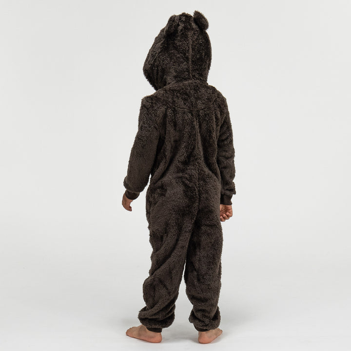 Onesie i Fleece med Djur för Barn - Björn 03