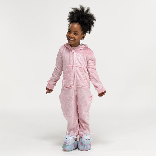 Onesie i Fleece med Djur för Barn - Enhörning 01