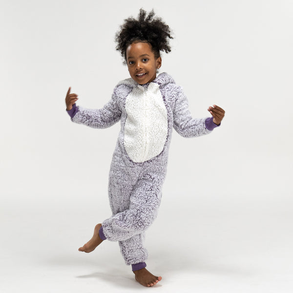 Onesie i Fleece med Djur för Barn - Igelkott 01