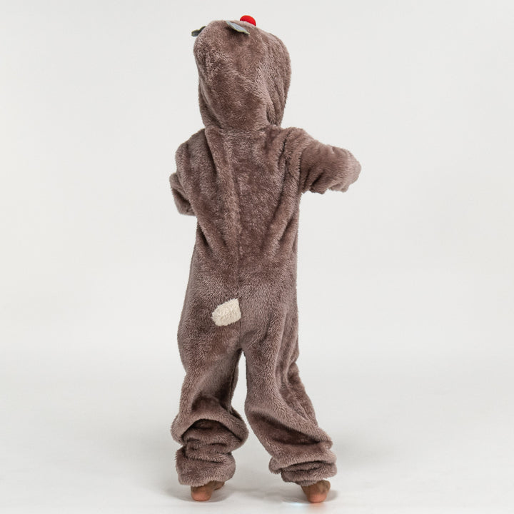 Onesie i Fleece med Djur för Barn - Ren 02
