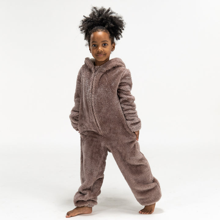 Onesie i Fleece med Djur för Barn - Ren 04