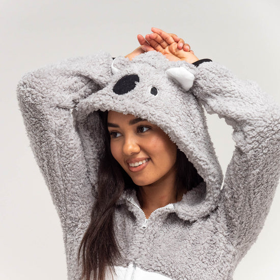 Onesie i Fleece med Djur för Dam - Koala 02