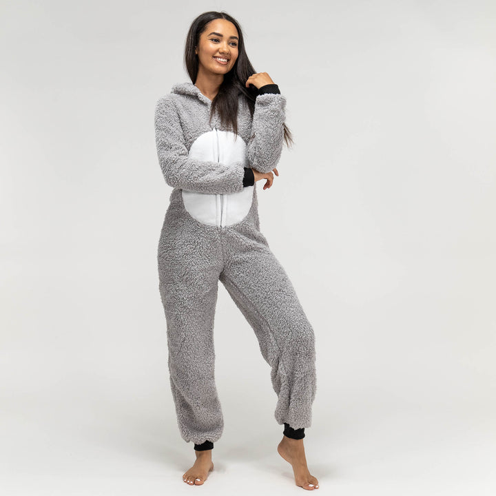 Onesie i Fleece med Djur för Dam - Koala 04