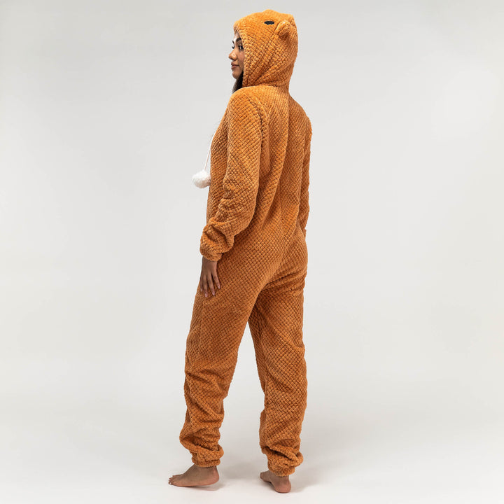 Onesie i Fleece med Djur för Dam - Räv 06