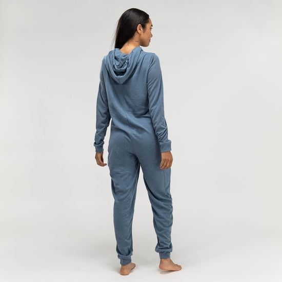 Onesie i Trikå för Dam - Blå 06