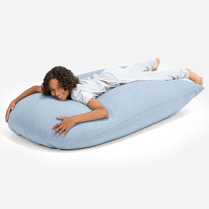 Grande XL Saccosäck - Stretchig Bomull Baby Blå 04