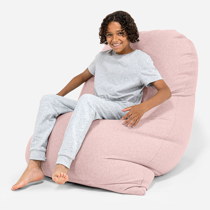 Grande XL Saccosäck - Stretchig Bomull Baby rosa 03