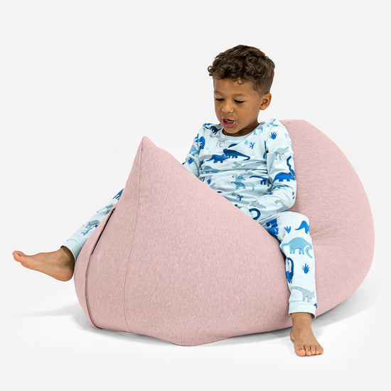 Stor Saccosäck för Barn 2-6 år - Stretchig Bomull Baby rosa 02
