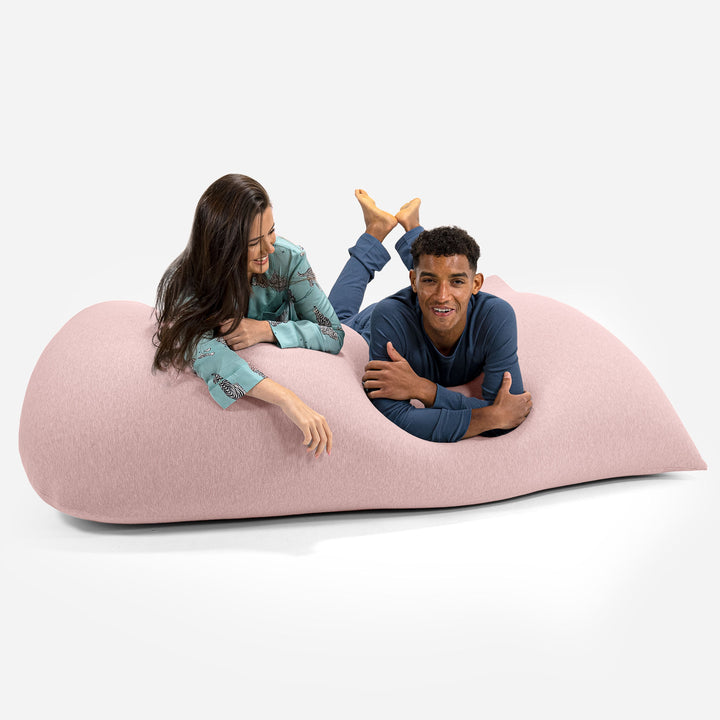 Venti XXL Saccosäck - Stretchig Bomull Baby rosa 03