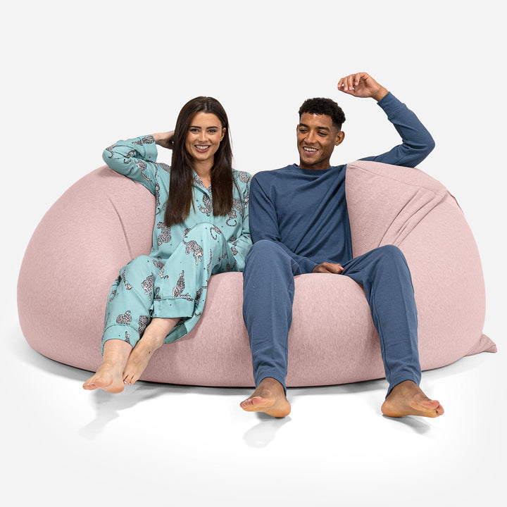 Venti XXL Saccosäck - Stretchig Bomull Baby rosa 04