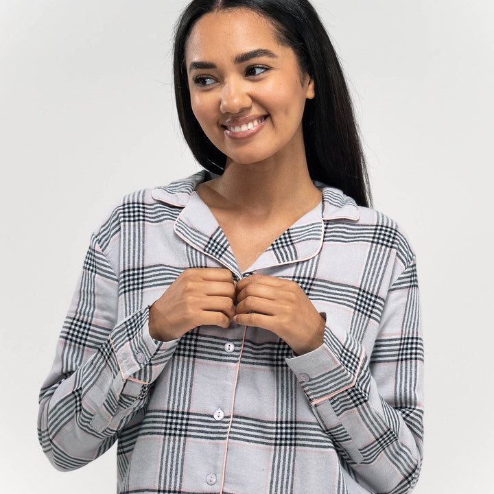 Pyjamas för Dam - Rutmönster 02