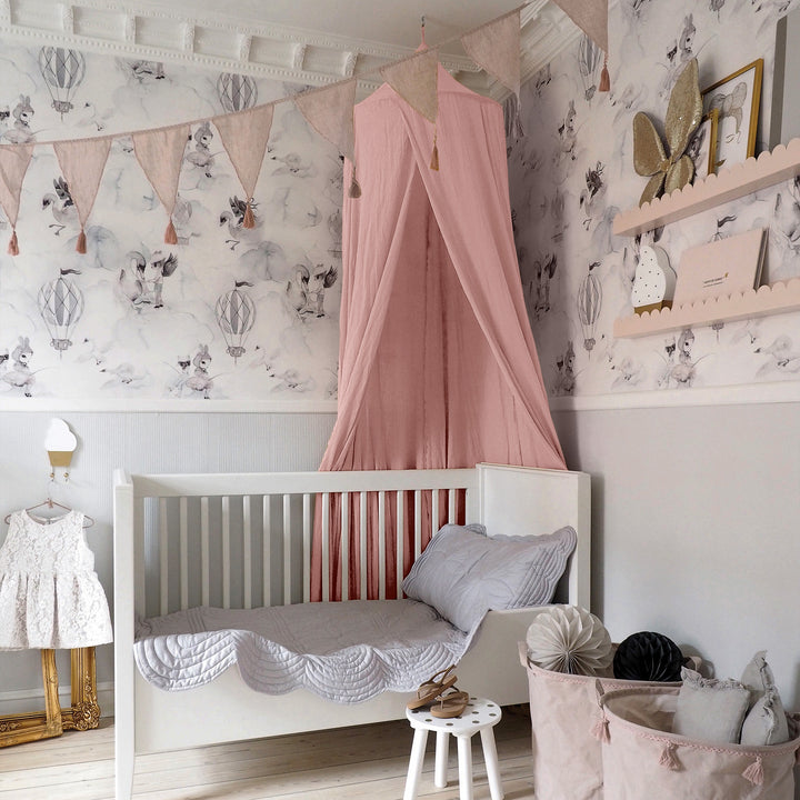Sänghimmel för Barn - Rosa 02