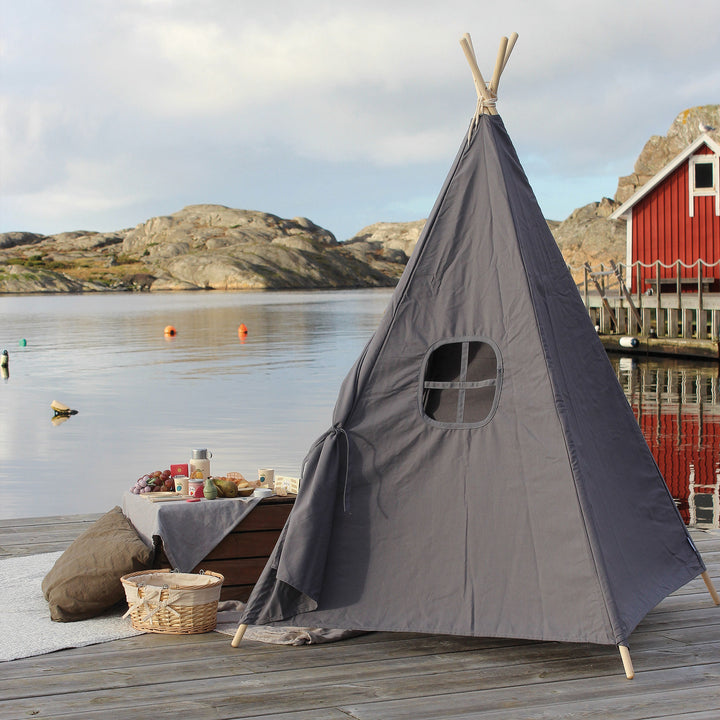 Tipi för Barn för Inomhusbruk - Grå 03